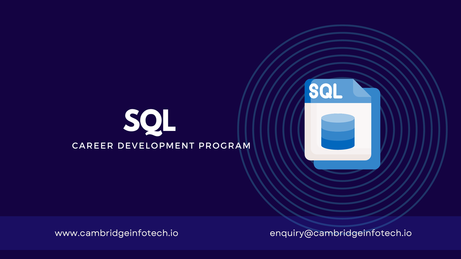 SQL course in Bangalore