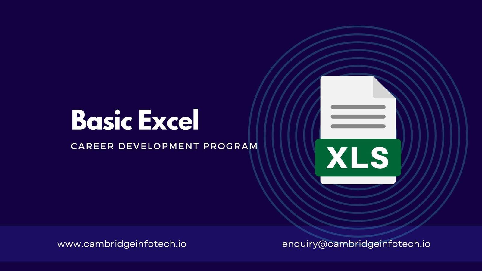 Basic Excel course in Bangalore