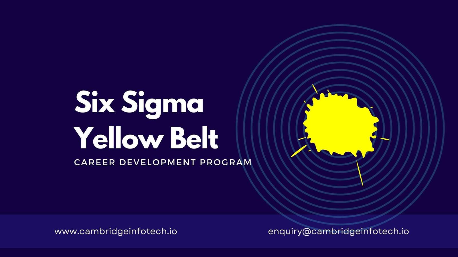 Six Sigma Yellow Belt course in Bangalore