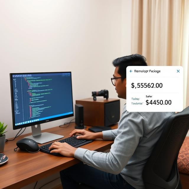 web developer salary