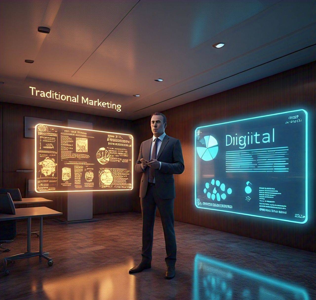 traditional marketing vs digital marketing