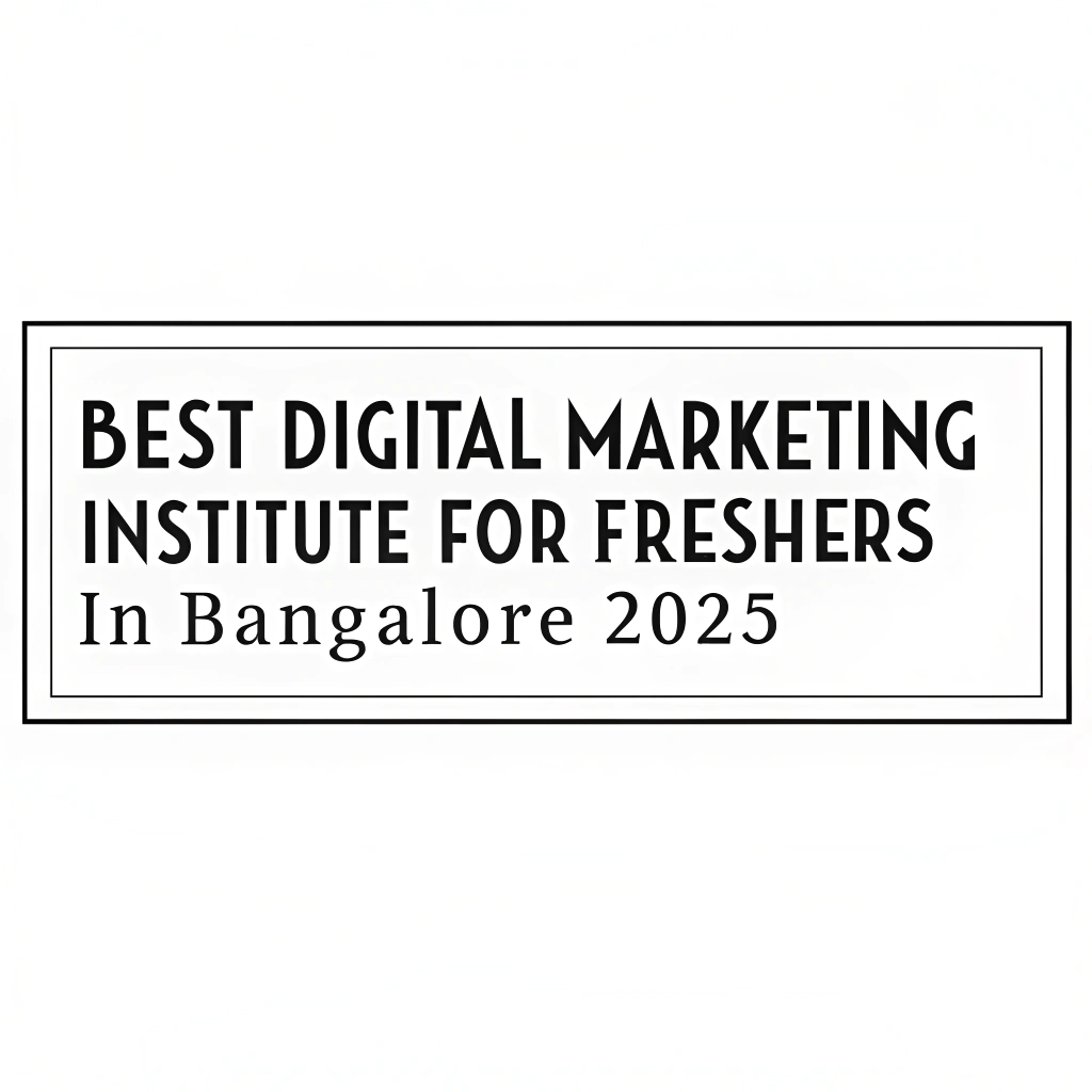 Best Digital Marketing Institute for Freshers in Bangalore