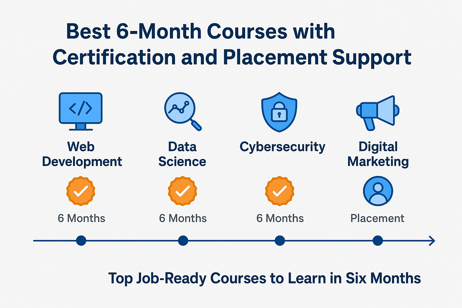 Best 6-Month Courses with Certification and Placement Support