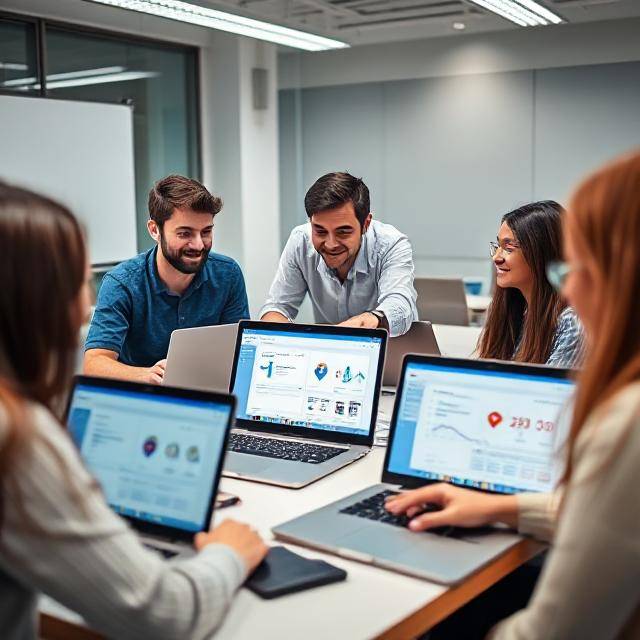 Students learning Digital Marketing in 2026 at Cambridge Infotech