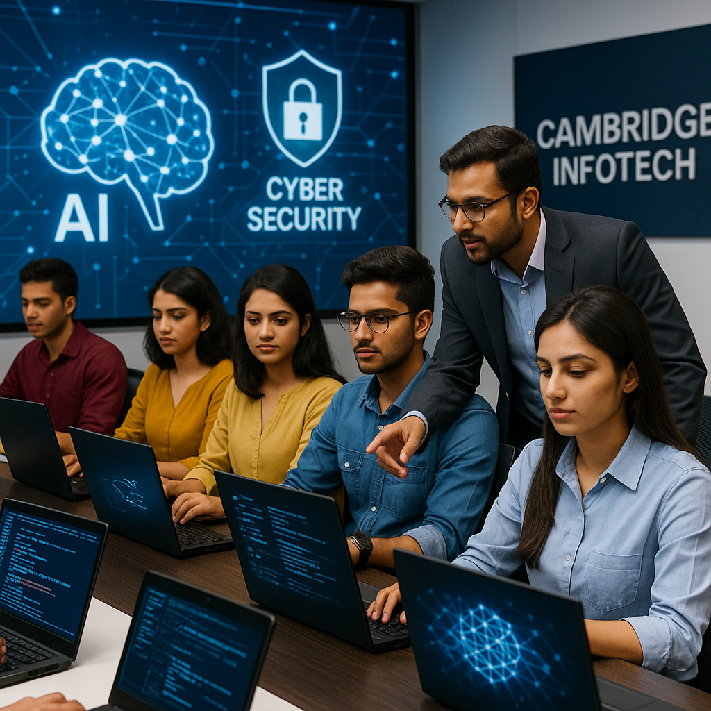 best AI and cybersecurity job training for freshers in India