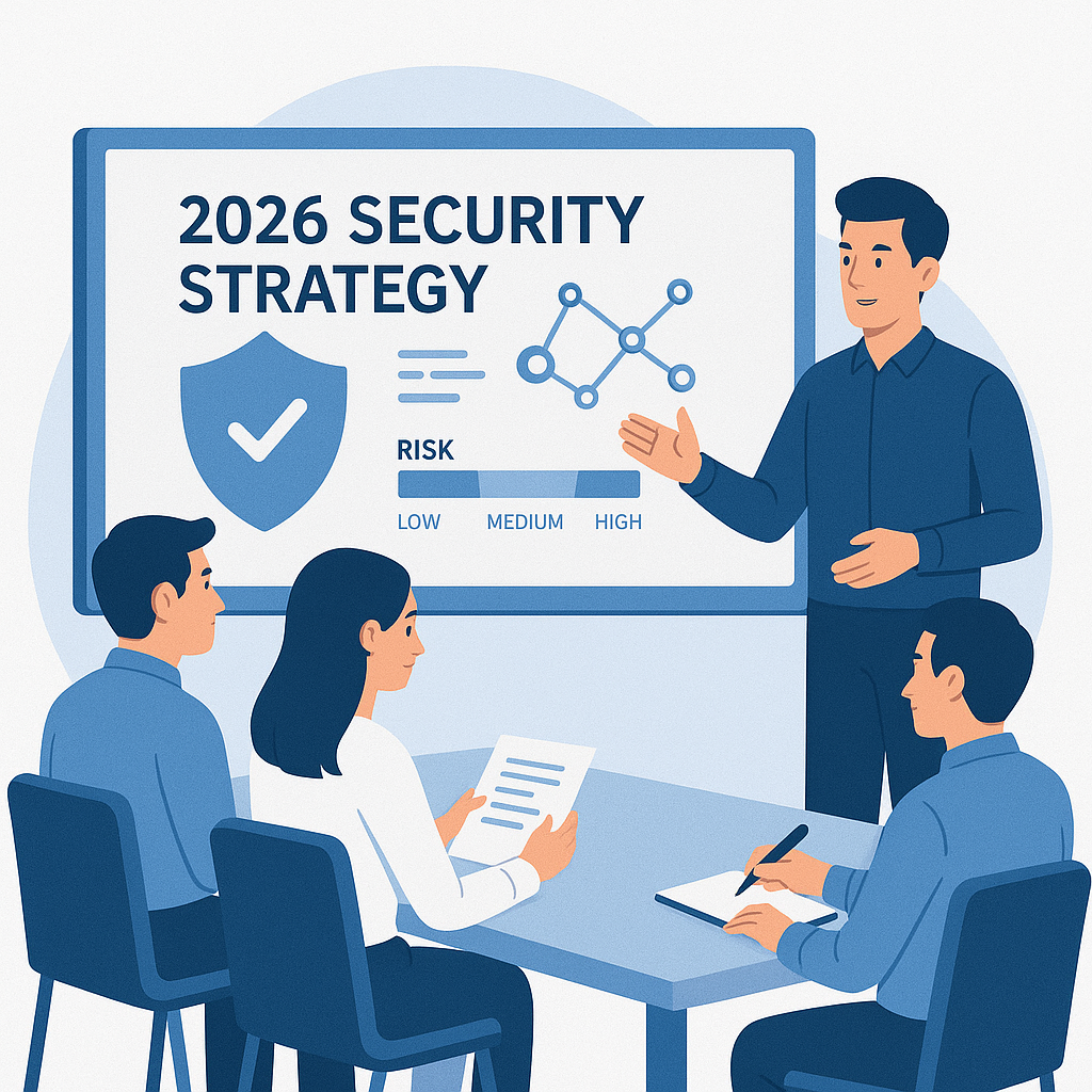 Cyber defense analyst reviewing global threat maps and firewall logs on multiple screens.