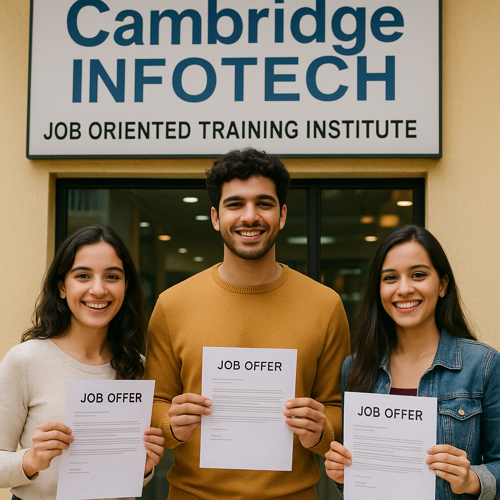 full stack developer training session at a job oriented training institute
