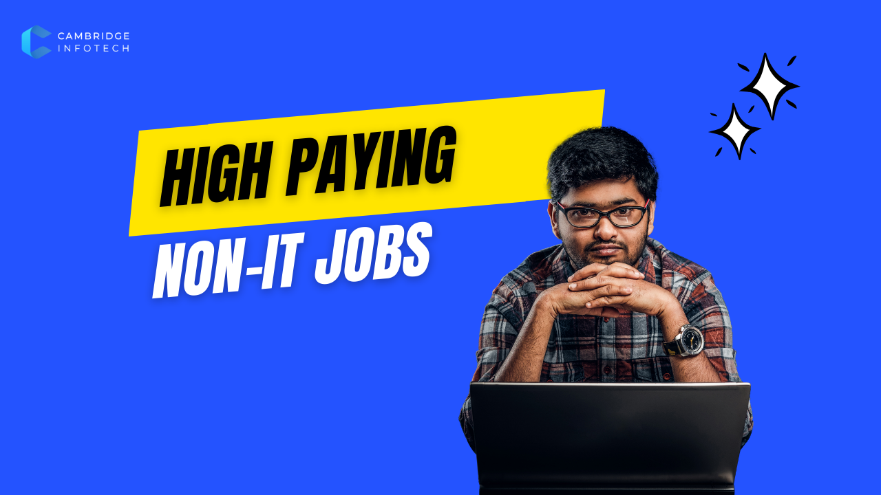 Young professionals working in a modern office environment exploring high paying non-IT jobs.