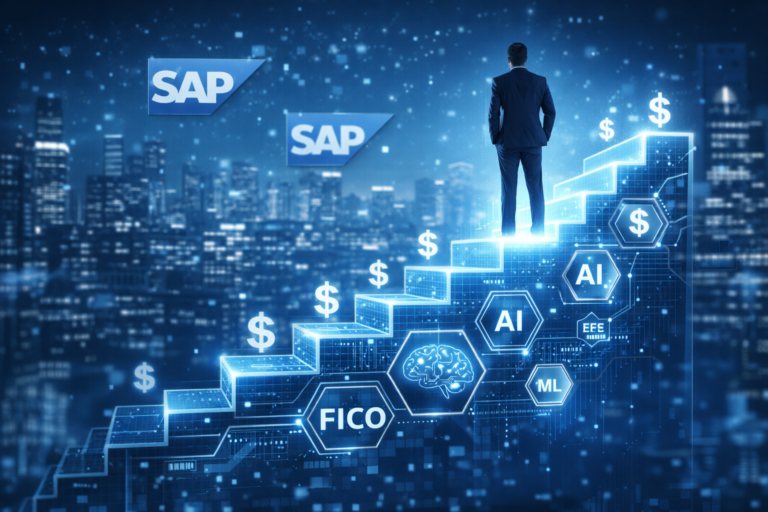 Career growth and high salary potential in AI-powered SAP careers.