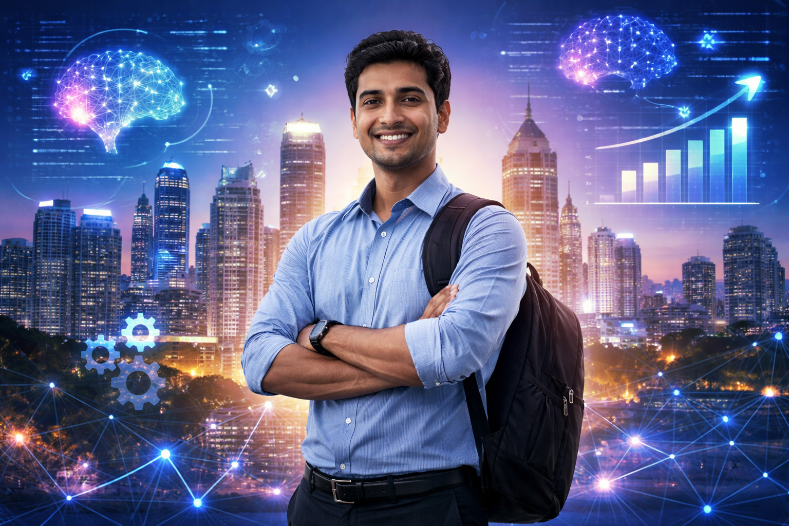 Career growth after completing an AI course in Bangalore showing success in artificial intelligence and machine learning jobs.