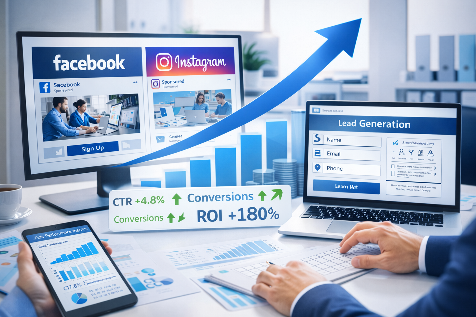 Social Media Marketing strategy planning with content calendar, analytics, and digital marketing team