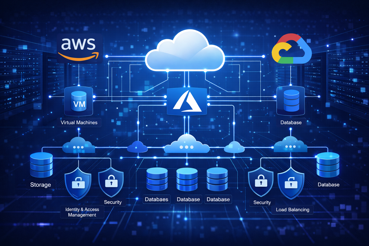 What Is Cloud Computing? The Ultimate Guide to AWS, Azure & Google Cloud 1 What is cloud computing architecture showing compute, storage, and networking services