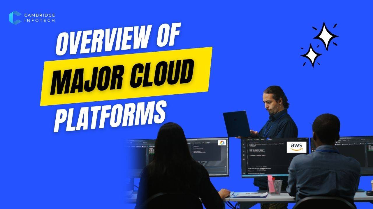 Overview of major cloud platforms architecture showing compute storage and networking services