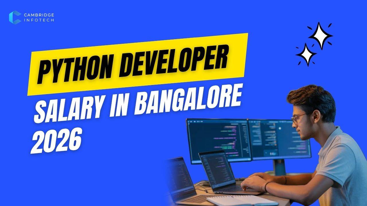 Python developer salary in Bangalore 2026 — experience level chart