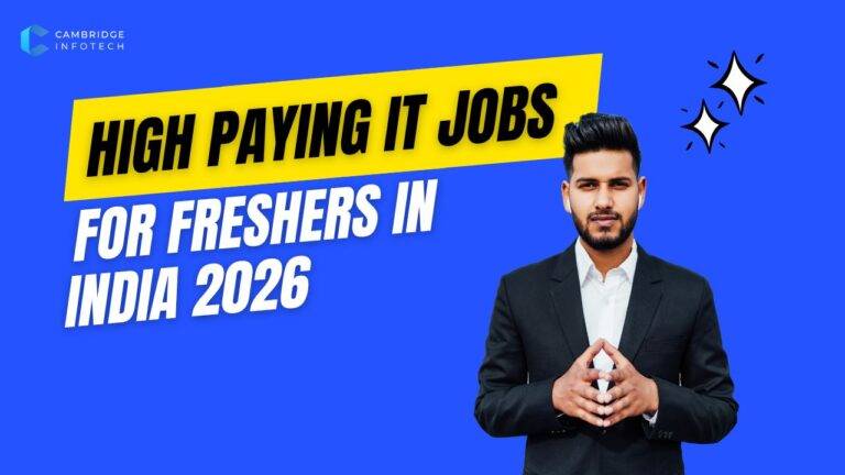 High Paying IT Jobs for Freshers in India 2026 — Real Salaries & Skill