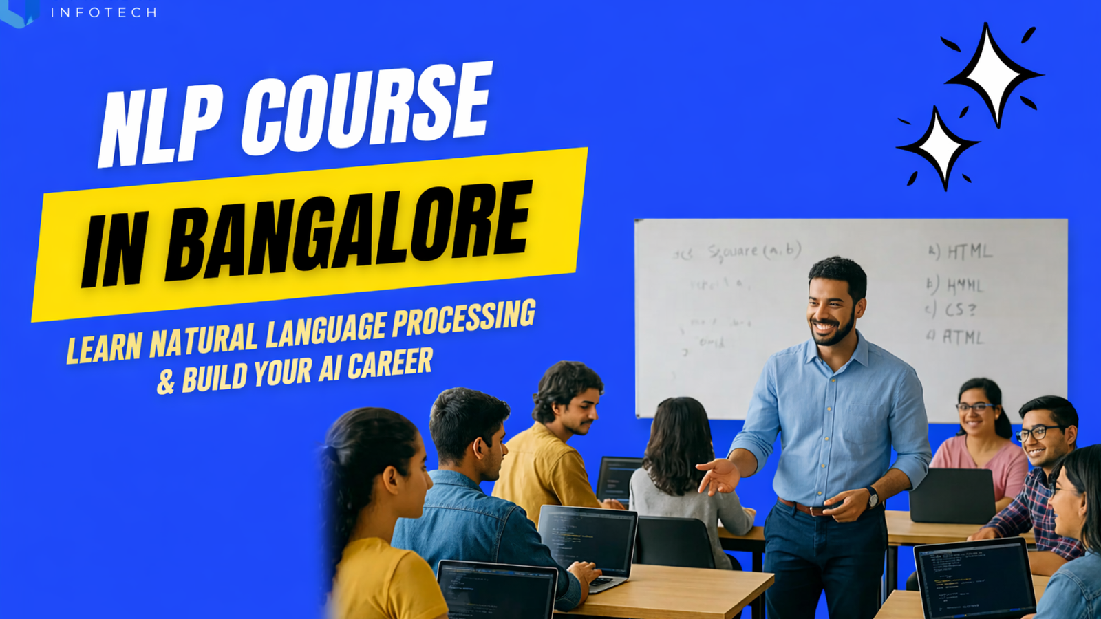 NLP Course in Bangalore classroom training with expert trainer teaching students Natural Language Processing concepts