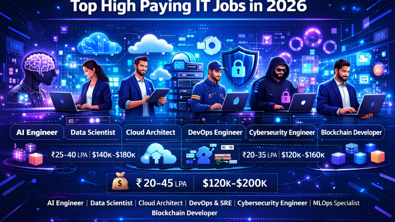 High Paying IT Jobs in 2026 with salary and career roadmap