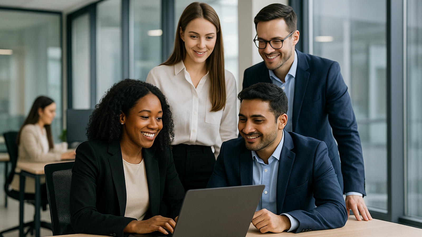 Young professionals working in a modern office environment exploring high paying non-IT jobs.