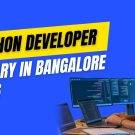 Python developer salary in Bangalore 2026 — experience level chart