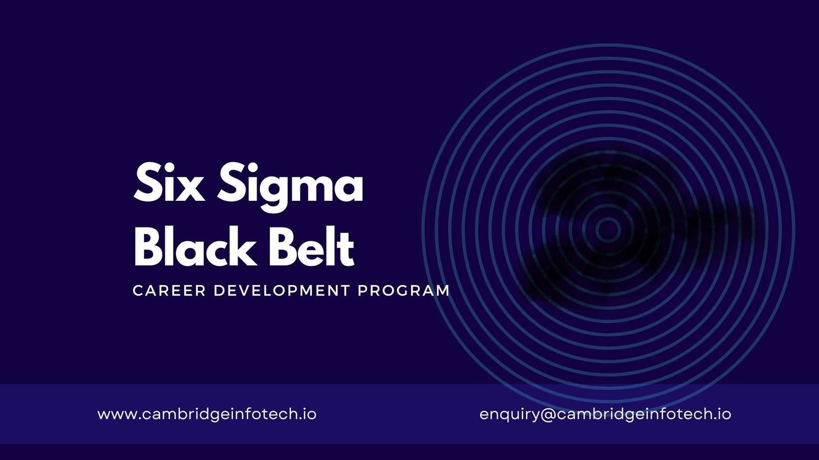 Six Sigma Black Belt course in Bangalore