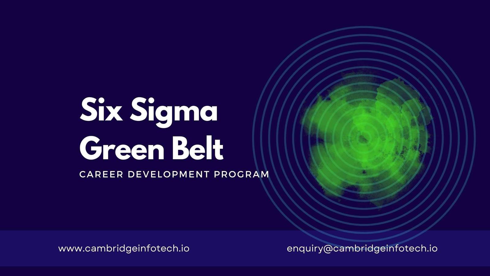 Six Sigma Green Belt course in Bangalore